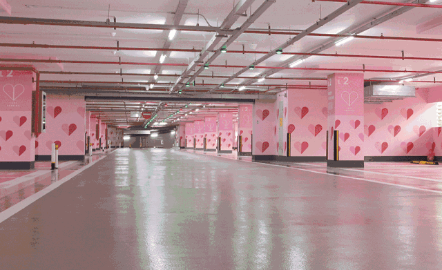 如果把地下车库分区,设计了访客停车专区,vip停车区,充电车位区,女神